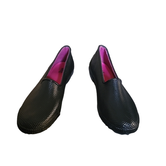 COUGAR RUBY RAIN SHOE black Waterproof rubber upper woman's size 10 cushioned - Picture 2 of 8